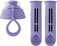 Wkłady filtrujące - Wkład filtrujący Dafi Wkład filtrujący do butelki Dafi fioletowy 2 szt + nakrętka - miniaturka - grafika 1