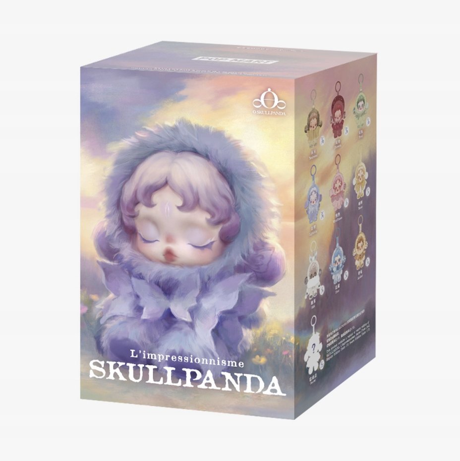 Original Pop Mart SKULLPANDA L’impressionnisme Series Plush Doll popmart