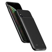 Etui i futerały do telefonów - USAMS Power Case iPhone Xs Max 4000 mAh czarny/black 4KCD6901 (US-CD69) powerbank - miniaturka - grafika 1