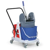 Wózki serwisowe - B2B Partner Wózek do sprzątania plastikowy AF08076 - miniaturka - grafika 1