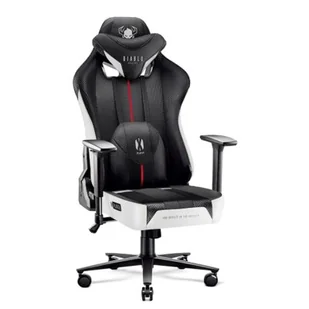Diablo X-Player 2.0 King Size Czarno-Biały | X-PLAYER2.0CZABI - Fotele gamingowe - miniaturka - grafika 1