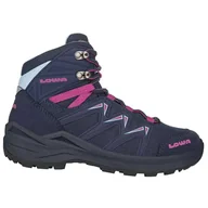 Buty trekkingowe dziecięce - Buty LOWA Innox Pro GTX Mid JR navy/berry UK 4 - miniaturka - grafika 1