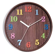 Zegary - Zegar ścienny JVD HA49.2 Kolorowy, cichy - miniaturka - grafika 1
