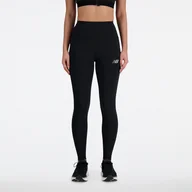 Spodnie sportowe damskie - Legginsy damskie New Balance WP41237BK  czarne - miniaturka - grafika 1