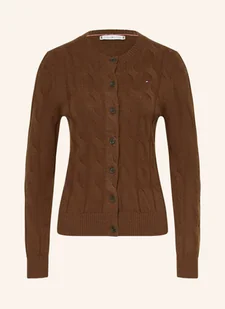 Tommy Hilfiger Kardigan braun - Swetry damskie - miniaturka - grafika 1