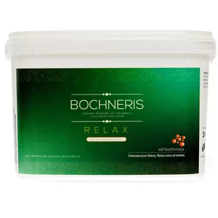 Bochneris Sp. z o.o. Relax sól jodowo-bromowa z olejkiem pomarańczowym 3 kg 1145675 - Kosmetyki do kąpieli - miniaturka - grafika 1