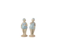 Dekoracje domu - Damski Kostium Kąpielowy Stojący Ceramiczny Niebieski Mały 2 Różne - miniaturka - grafika 1