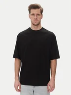 Koszulki męskie - Armani Exchange T-Shirt XM000576 AF10364 UC001 Czarny Loose Fit - miniaturka - grafika 1