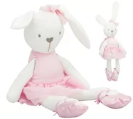 Maskotki i pluszaki - Maskotka pluszowa królik w różowej sukience 42cm - miniaturka - grafika 1