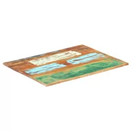 Blaty meblowe i parapety okienne - vidaXL Prostokątny blat do stołu, 60x90 cm, 15-16 mm, drewno z odzysku vidaXL - miniaturka - grafika 1