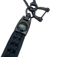 Breloki - Brelok Do Kluczy Samochodowych Land Rover Metal Skóra - miniaturka - grafika 1