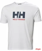 Koszulki męskie - Koszulka męska HELLY HANSEN Logo T-Shirt 2.0 - White - miniaturka - grafika 1
