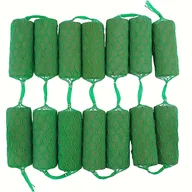 Rękodzieło - TEMU Girlanda z Pianki Kwiatowej o Długości 9.2 stopy, Zestaw 14 Sztuk Bloków Gąbki do Kwiatów, Arkusz na Drzwi z Chwytającej Wodę, Sucha - miniaturka - grafika 1