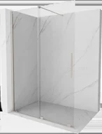 Ścianki i drzwi prysznicowe - Mexen Velar ścianka prysznicowa rozsuwana Walk-in 160 x 200 cm, transparent 8 mm, nikiel szczotkowany - 871-160-000-03-97 - miniaturka - grafika 1