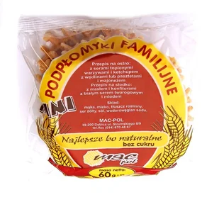 Mac-Pol Podpłomyki Familijne Mini 60 g - Chipsy - miniaturka - grafika 1