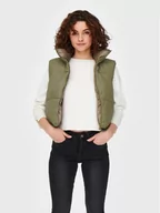 Kamizelki damskie - ONLY Kamizelka Ricky 15245572 Zielony Regular Fit - miniaturka - grafika 1