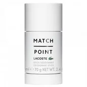 Dezodoranty i antyperspiranty męskie - Lacoste Match Point Deo Stick (75ml) - miniaturka - grafika 1