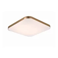 Lampy sufitowe - Stylowa, kwadratowa oprawa LED LP-335/1C S 4GD SQUARE z serii BABILON - miniaturka - grafika 1