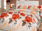 Pościel - Pościel bawełniana ELENA ORANGE - miniaturka - grafika 1