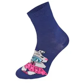 Skarpetki dla dzieci - Kolorowe skarpetki dziecięce Tuptusie Cotton Touch wzór HIPOPOTAM, delikatna bawełna, płaski szew Rozmiar 20-24 Kolor granatowy - miniaturka - grafika 1
