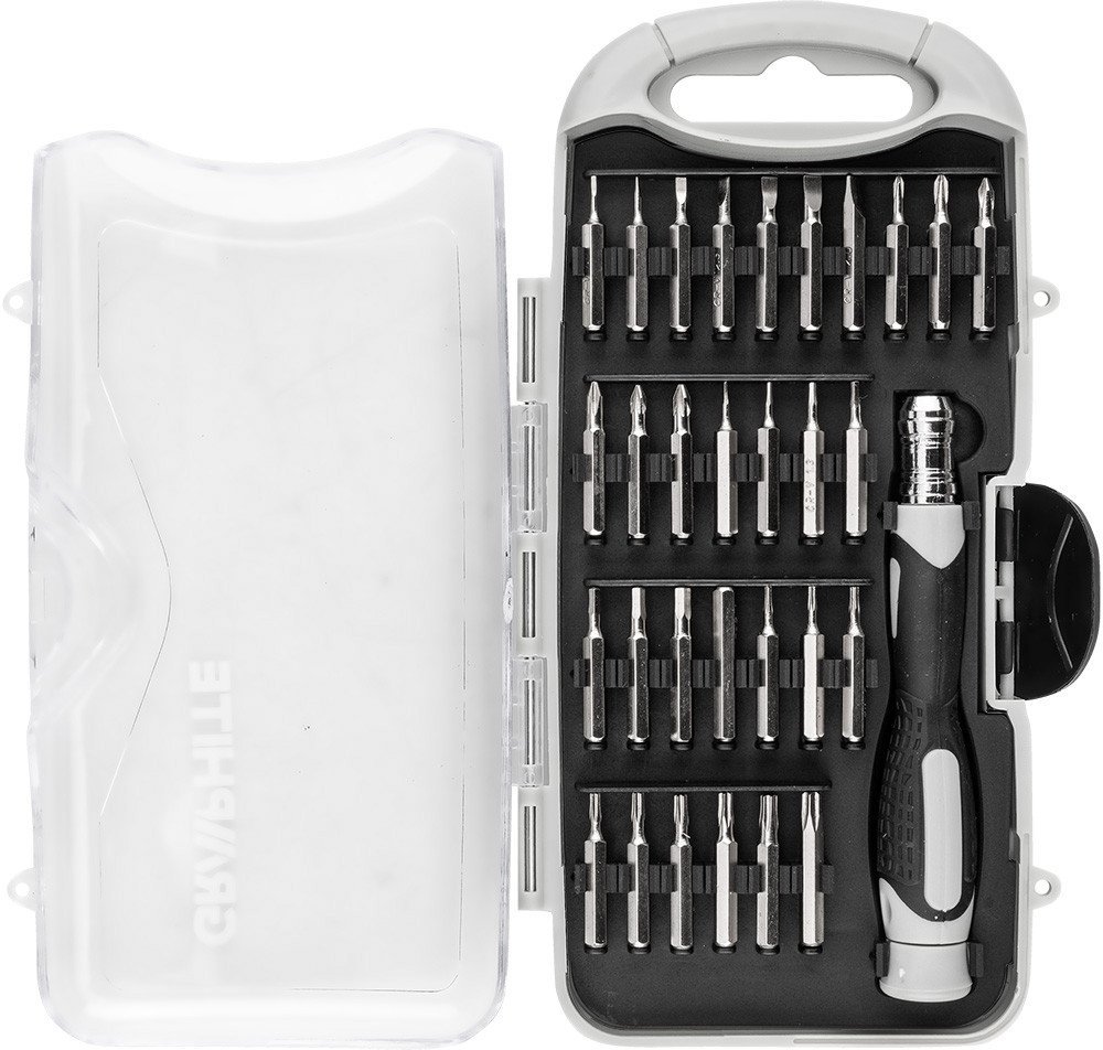 Zestaw bitów precyzyjnych 28 mm z uchwytem magnetycznym 100 mm, 31 szt.