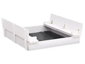 Place zabaw - Biała piaskownica z ławeczkami C3-C55 - miniaturka - grafika 1