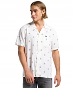 Koszule męskie - Koszula Lee RESORT SHIRT 112364141 Ecru M - miniaturka - grafika 1