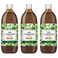 Soki i napoje niegazowane - Bio Planet Sok z pokrzywy Zestaw 3 x 500 ml Bio - Żywność - miniaturka - grafika 1