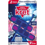 Środki do kuchni i łazienki - Kret Kostka toaletowa Water Lily Color Power 40g - miniaturka - grafika 1