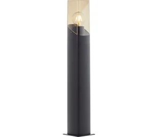 Brilliant - Lampa zewnętrzna MINOU 1xE27/10W/230V 60 cm IP44 czarna/dym - Lampy ogrodowe - miniaturka - grafika 1