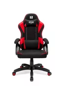 Fotele i krzesła biurowe - Fotel gamingowy IMBA GUARDIAN czerwony materiałowy - miniaturka - grafika 1