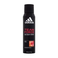 Dezodoranty i antyperspiranty męskie - Adidas Team Force Deo Body Spray 48H Dezodorant dla mężczyzn 150 ml - miniaturka - grafika 1
