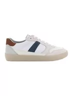 Trampki męskie - Geox Sneakersy "Affile" w kolorze kremowym ze wzorem - miniaturka - grafika 1