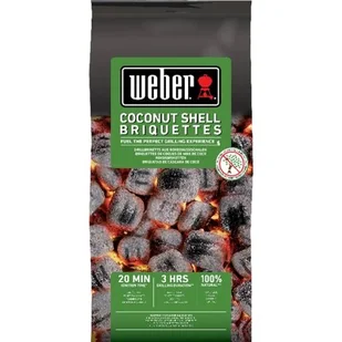 Brykiet kokosowy WEBER 18450 2 kg - Węgiel do grilla - miniaturka - grafika 1