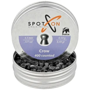 Śrut Spoton Crow 4.5 mm, 400 szt. 0.54g/8.44gr - Amunicja do wiatrówek - miniaturka - grafika 3