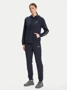 EA7 Emporio Armani Dres 7W000789 AF18880 MB235 Granatowy Regular Fit - Dresy damskie - miniaturka - grafika 1