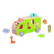 Sortery dla dzieci - Classic World Ciężarówka Sorter Kształtów Zwierzęta CW4155 - miniaturka - grafika 1