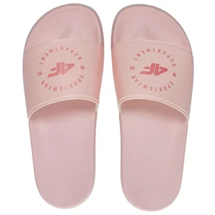 Klapki 4F W H4L21-KLD002 56S różowe - Klapki i japonki damskie - miniaturka - grafika 1