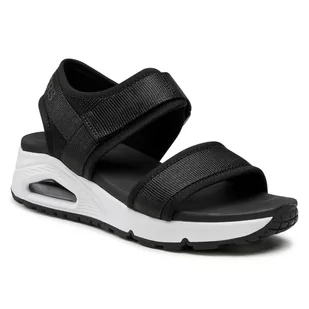 Skechers Sandały New Sesh 119185/BKW Black/White - Sandały damskie - miniaturka - grafika 1