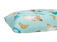 Kołdry i poduszki dla dzieci - Poduszka lateksowa Hevea Milusie 40x30 (Corgi turkus) - miniaturka - grafika 1