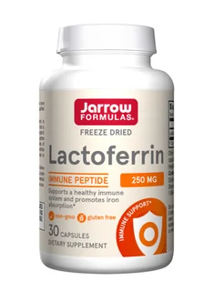 Jarrow Formulas Jarrow Laktoferyna (laktoferyna), 250 mg, 30 kapsułek softgel - Przeziębienie i grypa - miniaturka - grafika 1