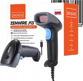 Czytniki kodów kreskowych - Zenwire Czytnik Kodów Kreskowych EAN USB Przewodowy 1D J13 - miniaturka - grafika 1