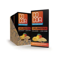 Czekolada - Czekolada proteinowa mango z kolagenem 0% added sugar x10 - miniaturka - grafika 1