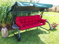 Poduszki ogrodowe - Poduszka Na Huśtawkę Pola, 140 X 105Cm, Czerwony Oxford - miniaturka - grafika 1