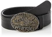 Paski - Wrangler Eagle Belt Pasek Mężczyźni , Czarny , 90 - miniaturka - grafika 1