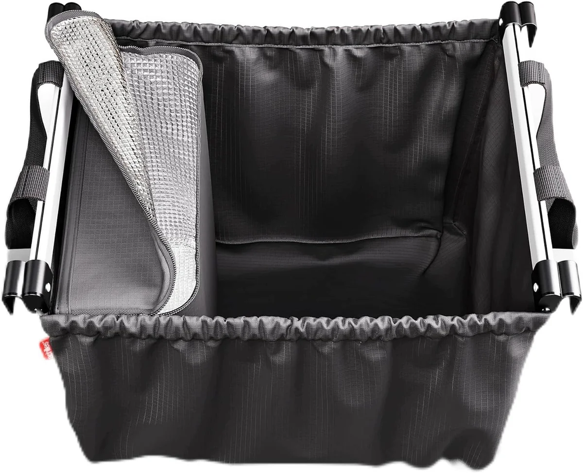 TORBA NA ZAKUPY SKŁADANA Z CHŁODZENIEM 33X50X38CM 40L POLIESTER