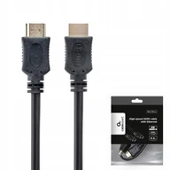 Kable - Gembird Kabel HDMI 0.5m Full HD 4K UHD 60Hz Ethernet ARC do TV, konsoli i komputera - miniaturka - grafika 1
