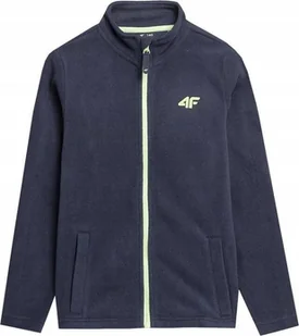 Polar chłopięcy 4F bluza dziecięca ze stójką rozpinana r 158 - Bluzy dla dziewczynek - miniaturka - grafika 1