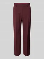 Spodnie męskie - Spodnie materiałowe o kroju slim fit w kant model ‘LIAM’ - miniaturka - grafika 1