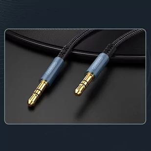 Joyroom kabel audio stereo AUX 3,5 mm mini jack 1 m ciemnoniebieski (SY-10A1) - Kable USB - miniaturka - grafika 2